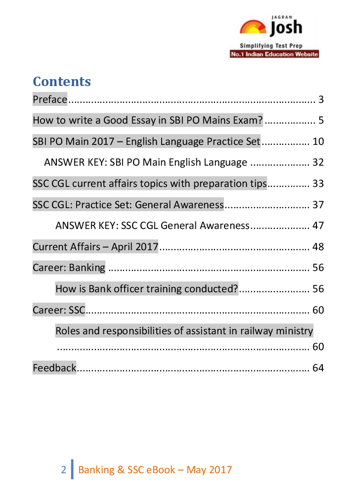 Banking & SSC eBook May 2017 - Page 2