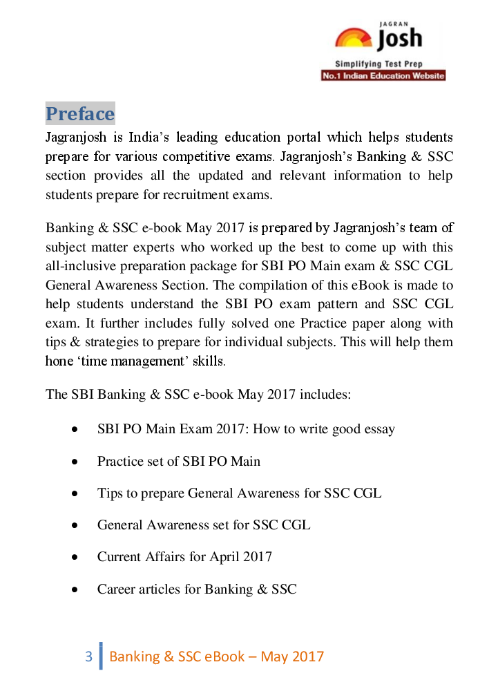 Banking & SSC eBook May 2017 - Page 3