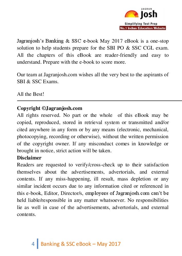 Banking & SSC eBook May 2017 - Page 4