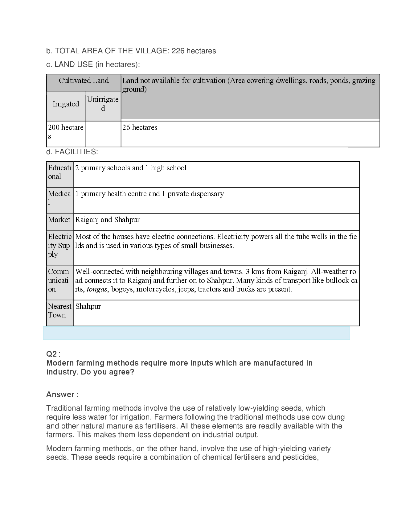 NCERT Economics Textbook Solutions For Class 9 - Page 3