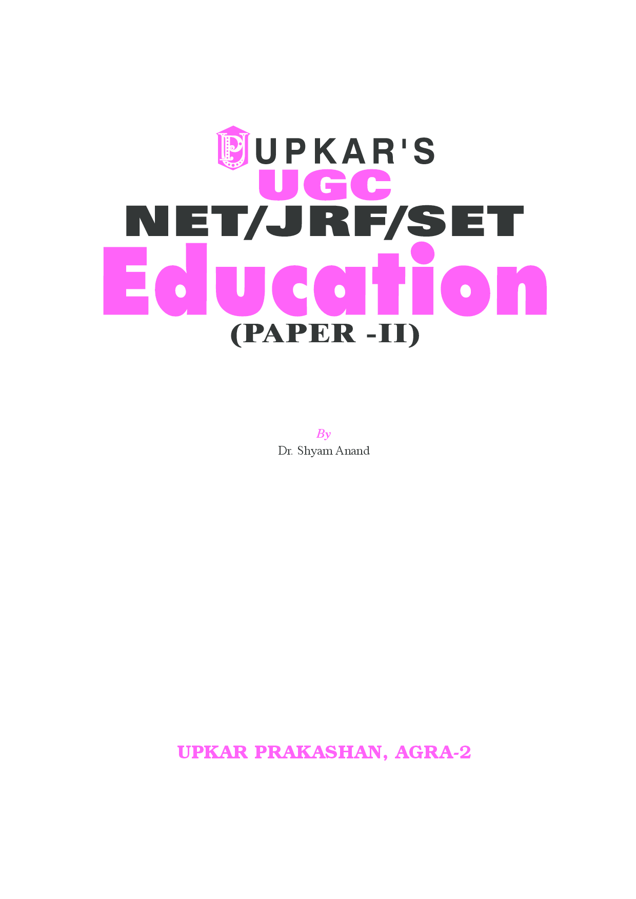 UGC-NET/JRF/SET Education (Paper-II) - Page 2