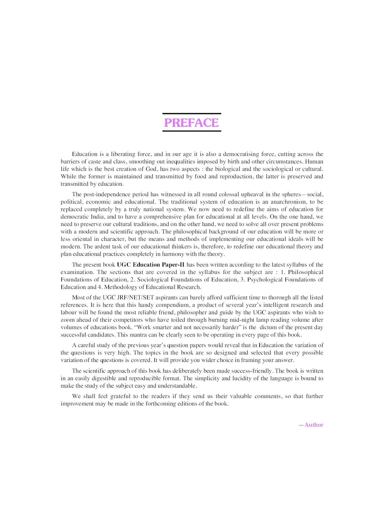 UGC-NET/JRF/SET Education (Paper-II) - Page 4