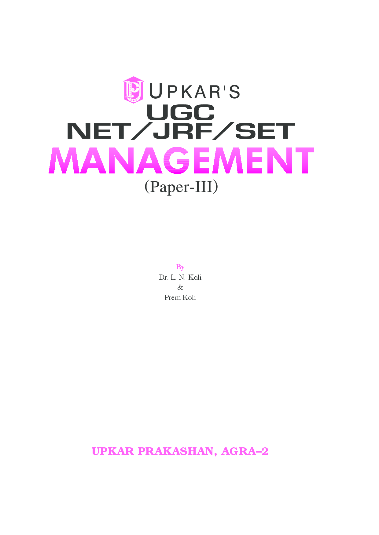 UGC NET/JRF/SET Management (Paper-III) - Page 2