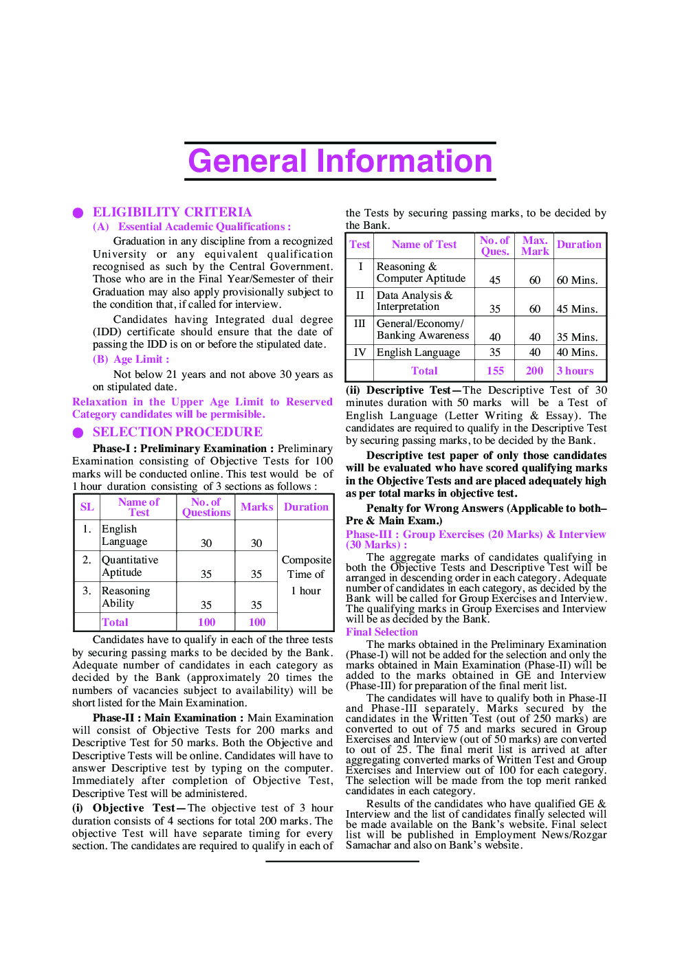 SBI P.O Preliminary Examination - Page 5