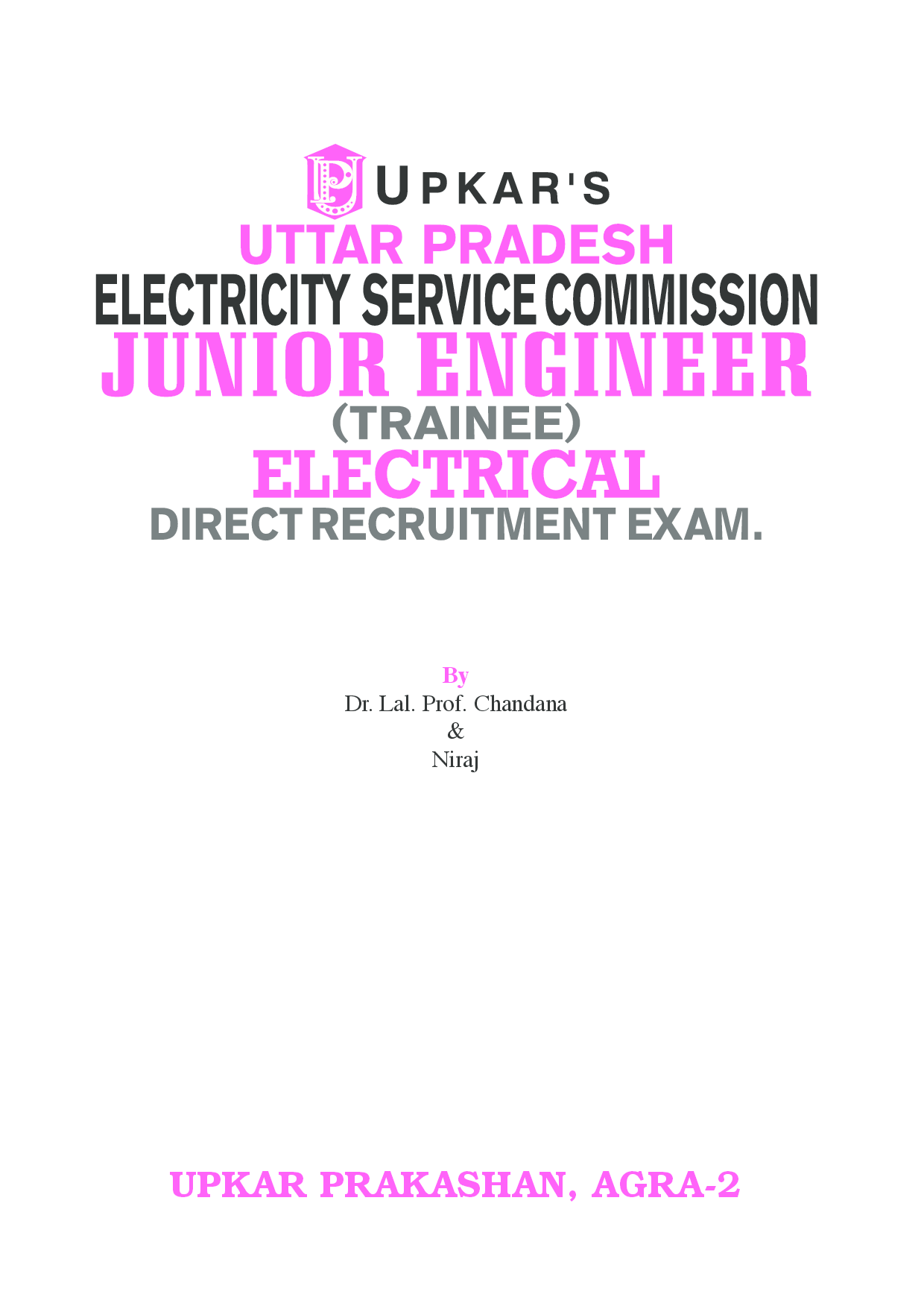Uttar Pradesh Electricity Service Commission Junior Engineer (Trainee) Electrical Direct Recruitment Exam - Page 2