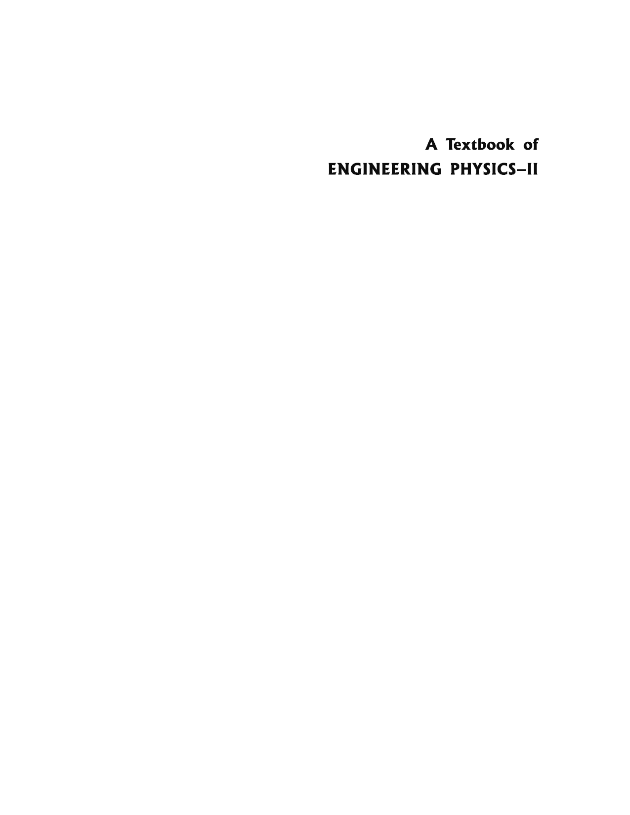 A Textbook of Engineering Physics-II - Page 3