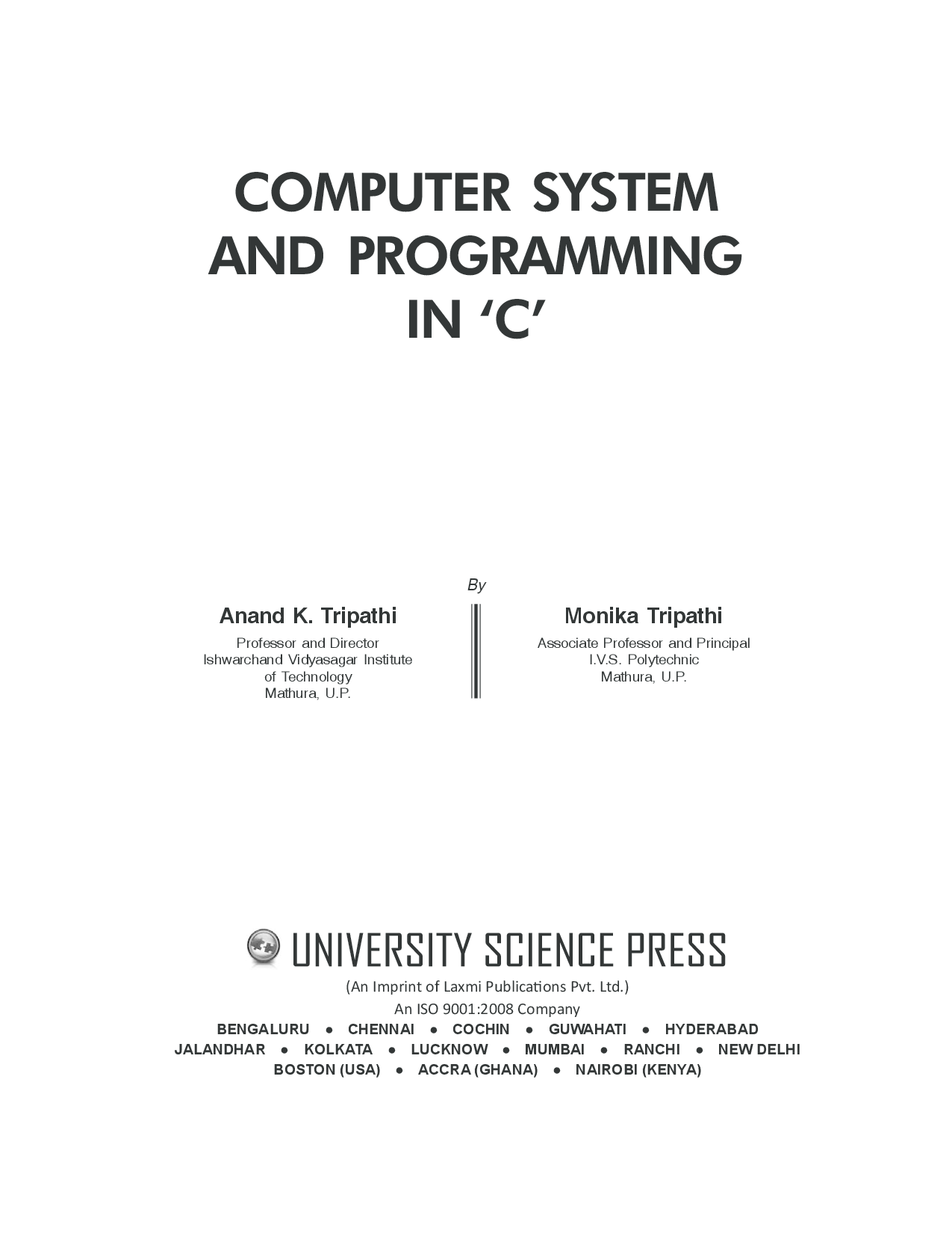 Computer System and Programming C - Page 5