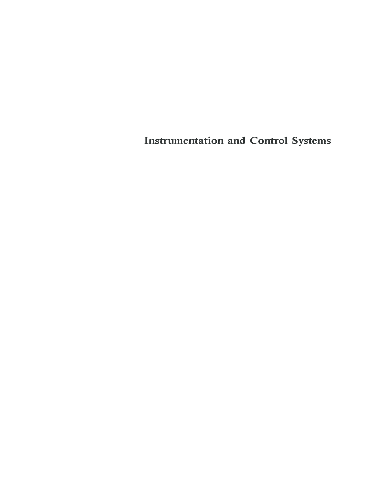 Instrumentation and Control Systems - Page 3