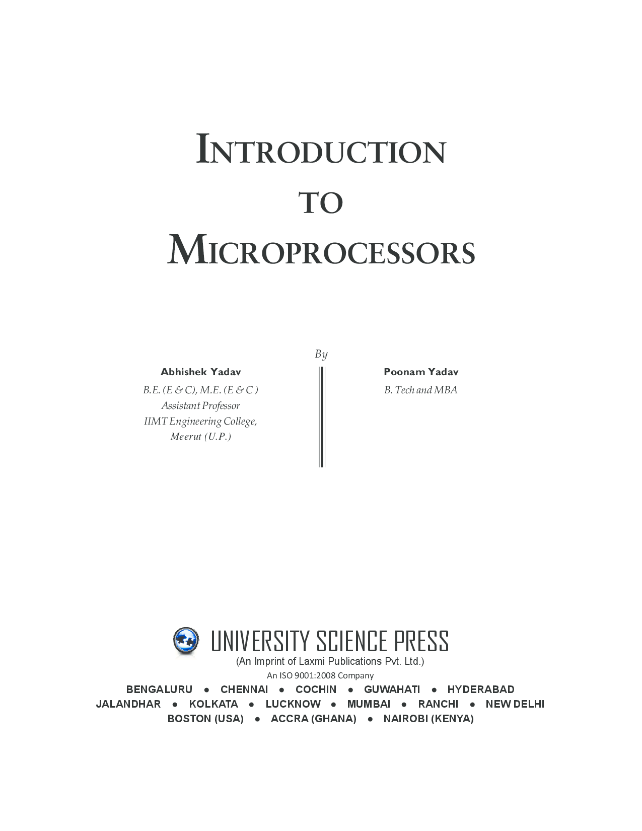 Introduction to Microprocessors - Page 5