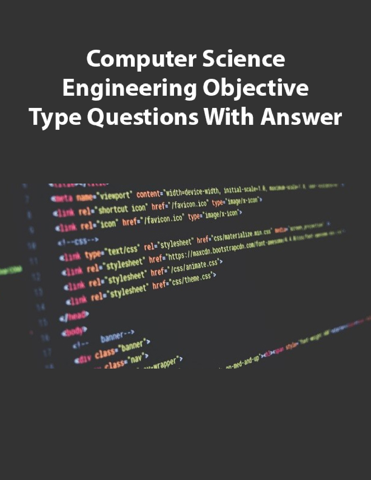 Computer Science Engineering Objective Type Questions With Answer - Page 1