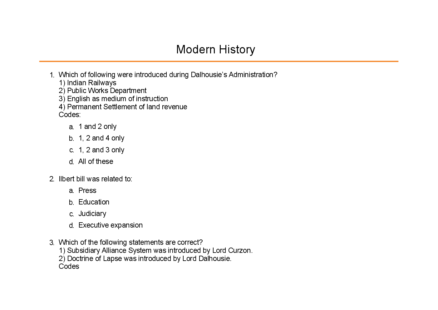 IAS GS Modern History Question Bank - Page 2