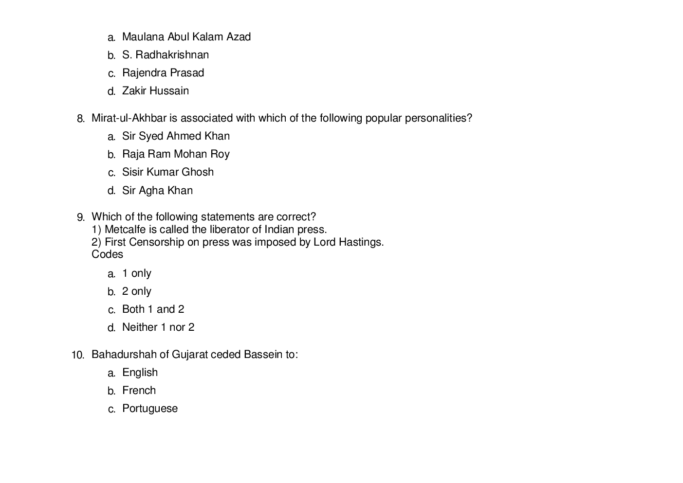 IAS GS Modern History Question Bank - Page 4