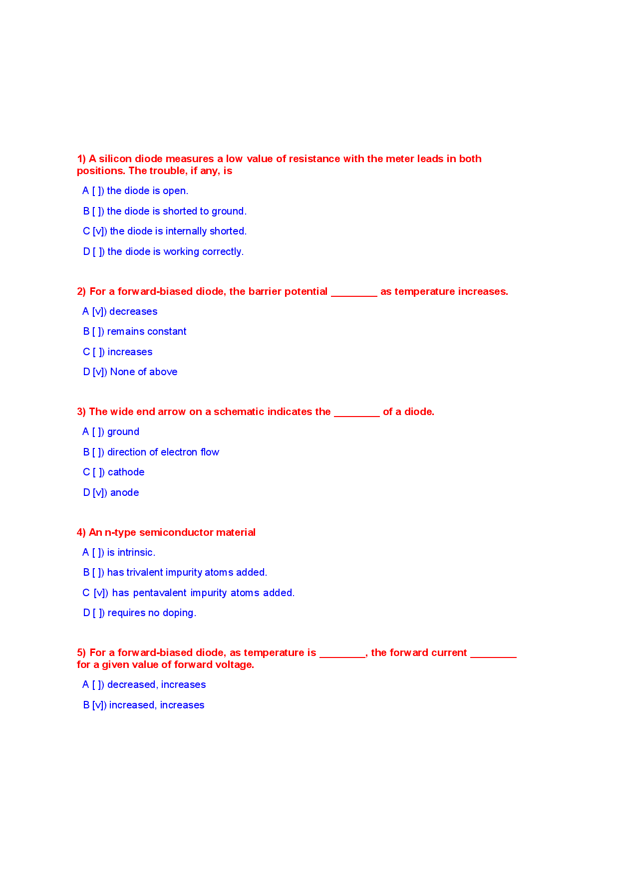 Electronics Devices And Circuits Objective Type Questions With Answer - Page 2