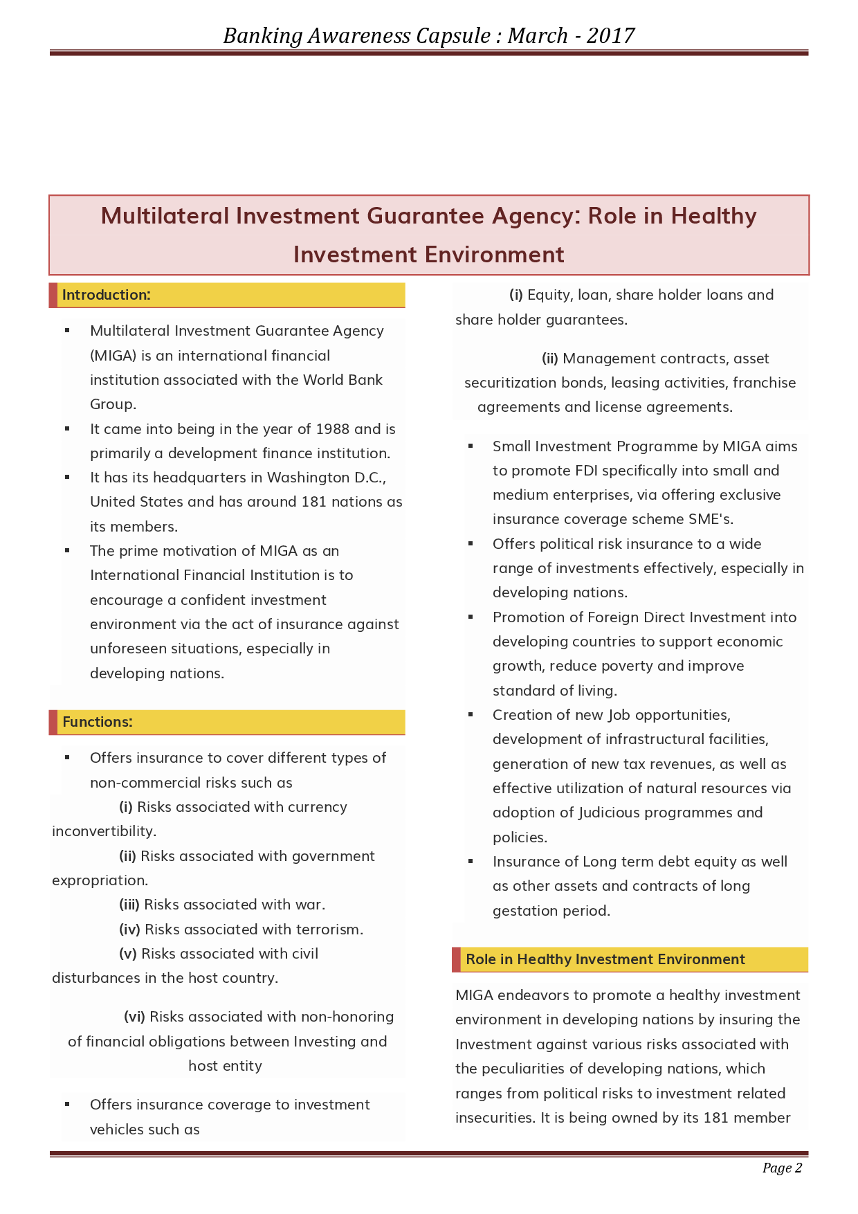 Banking Awareness March 2017 - Page 2