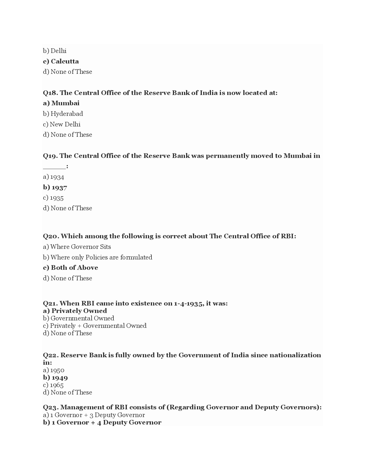 MCQs On Banking Awareness - Page 5