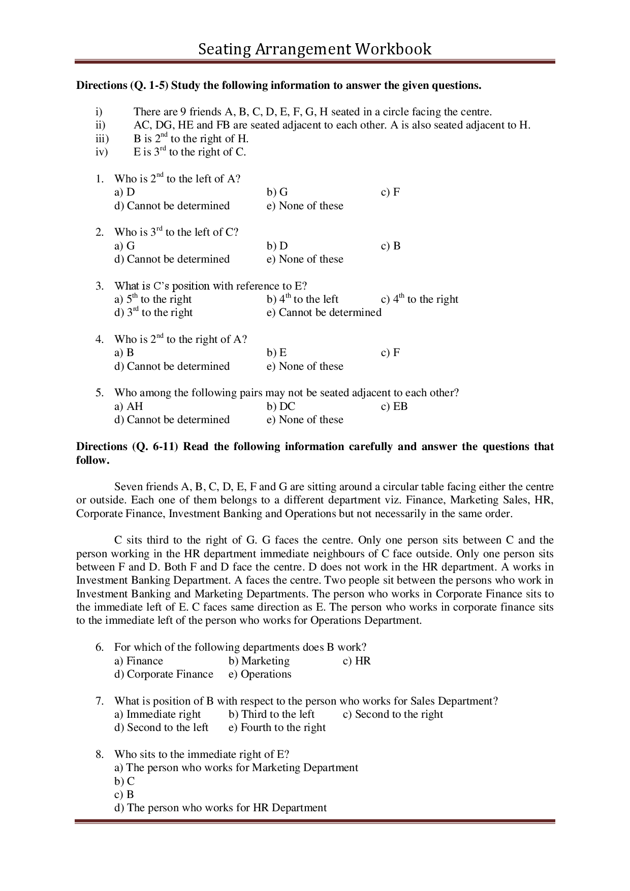 Seating Arrangement - Page 2