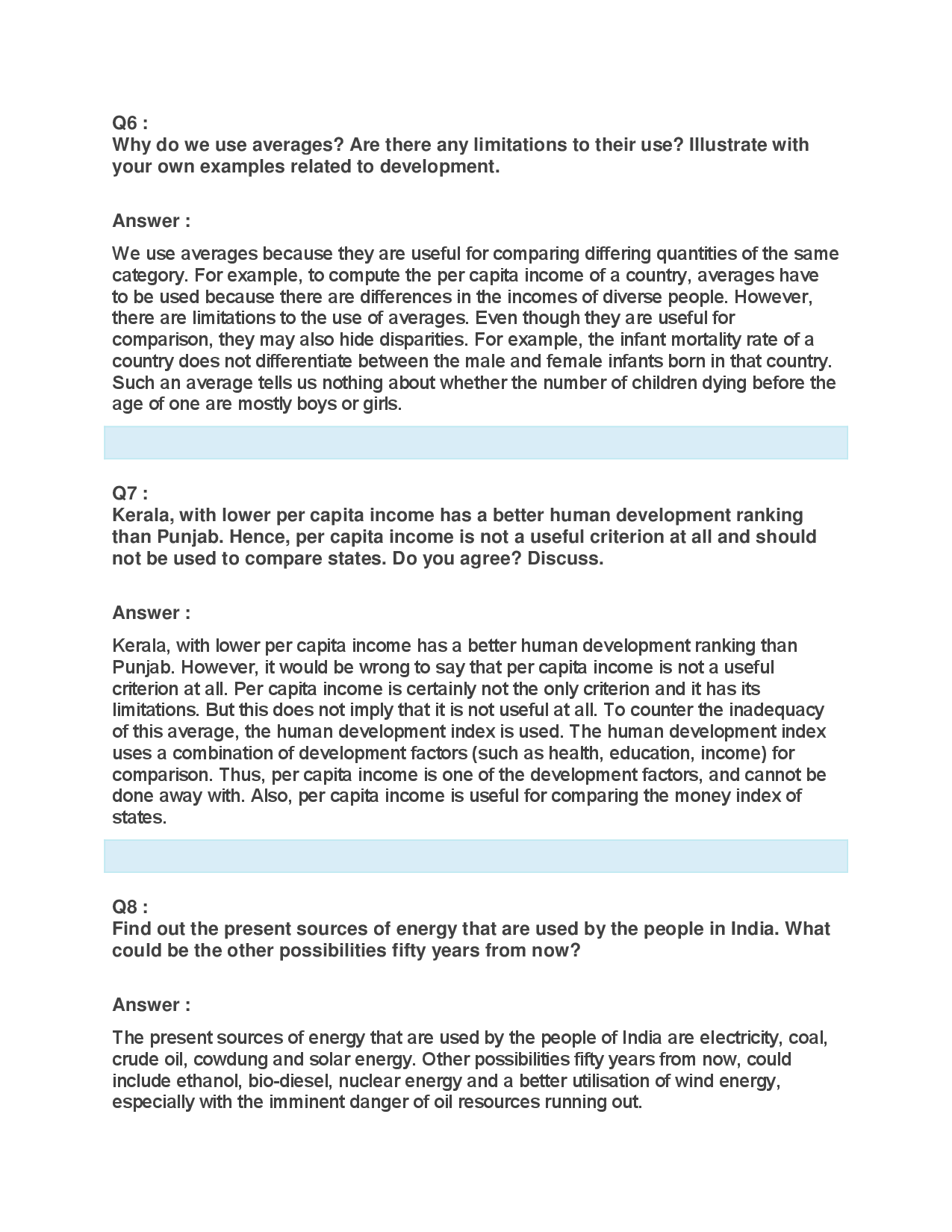 NCERT Solutions For Class 10 Economics - Page 4