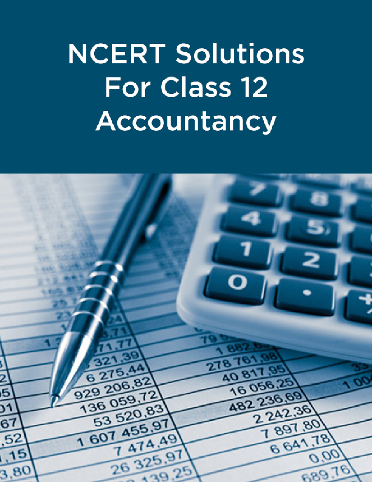 Download NCERT Solutions For Class 12 Accountancy PDF Online 2022