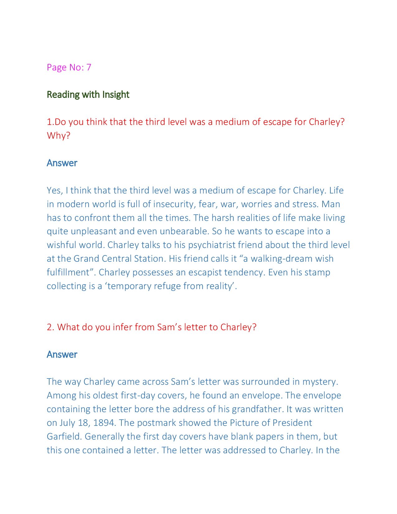 NCERT Solutions For Class 12 English Vistas - Page 3