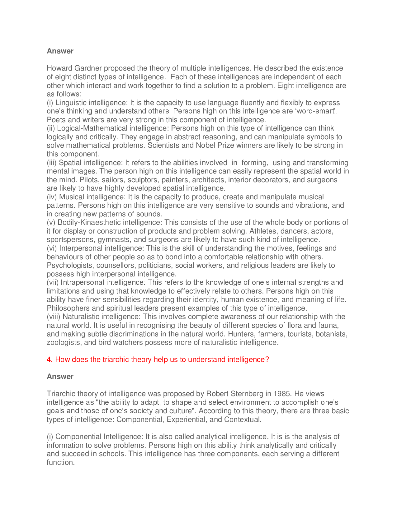 NCERT Solutions For Class 12 Psychology - Page 3