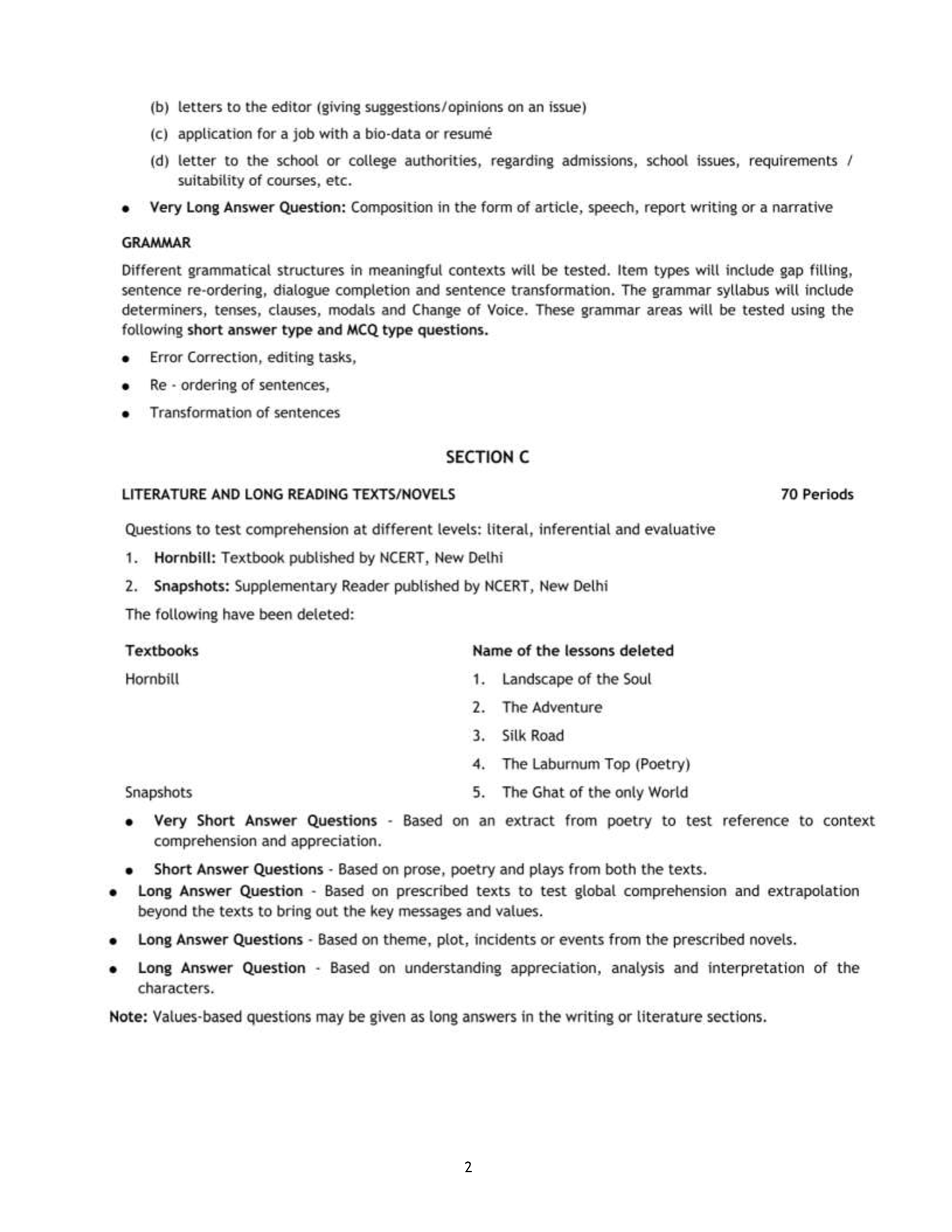 CBSE Class 11 Syllabus For 2017-18 Examination (All Subjects) - Page 3