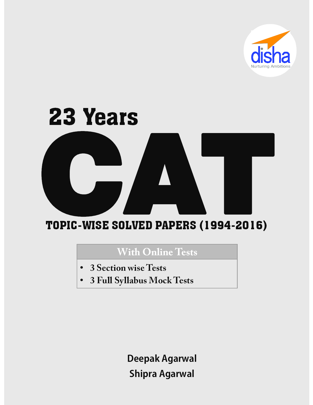 23 Years CAT Topic-Wise Solved Papers (1994-2016) With 6 Online Practice Sets 10th Edition - Page 2