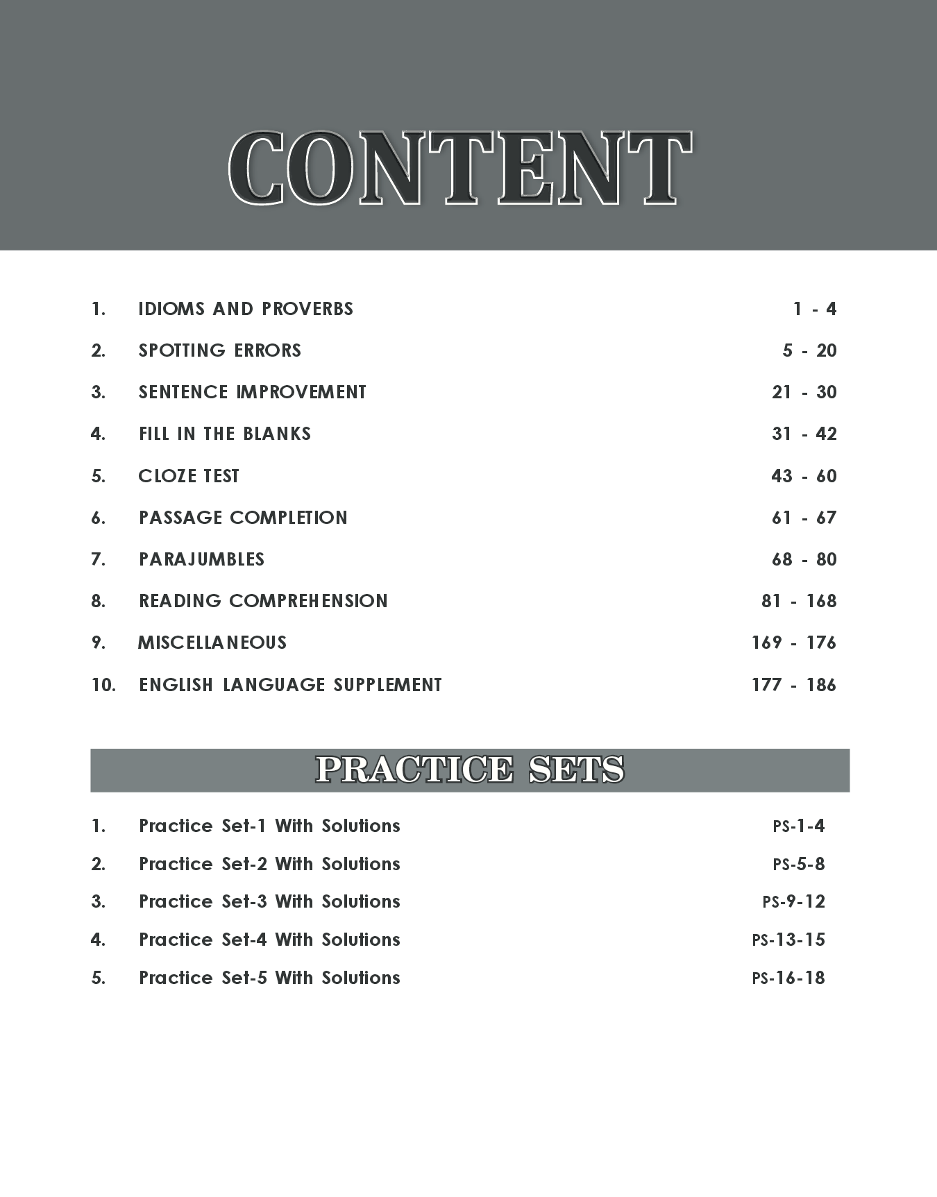 Topicwise Solved Papers For IBPS SBI Bank PO Clerk Prelim And Mains English - Page 4