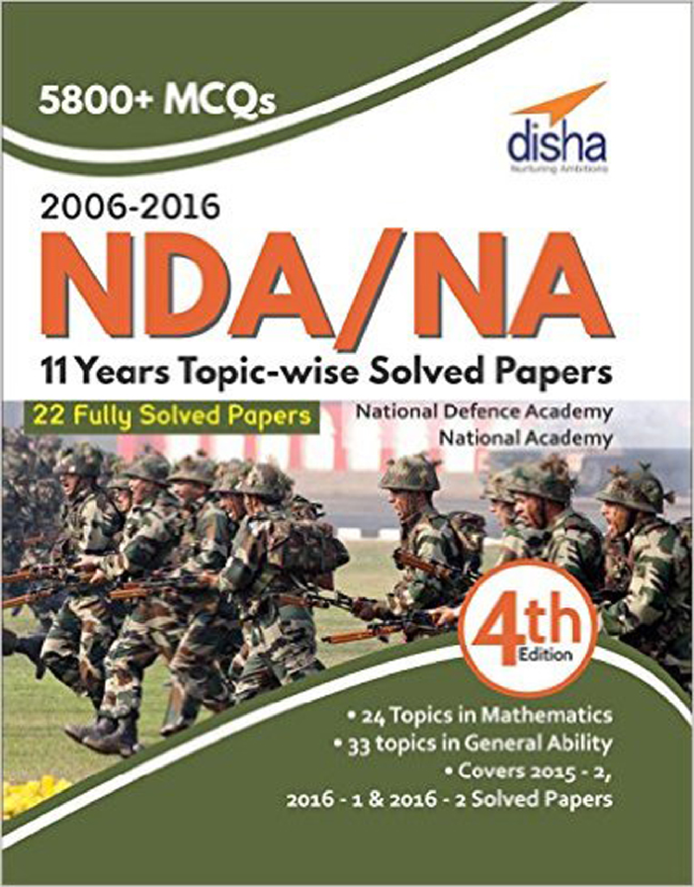 NDA/ NA 11 Years Topic-Wise Solved Papers (2006 - 2016) 4th Edition - Page 1