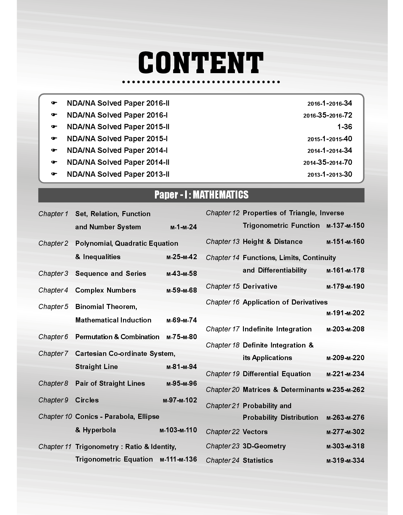 NDA/ NA 11 Years Topic-Wise Solved Papers (2006 - 2016) 4th Edition - Page 4