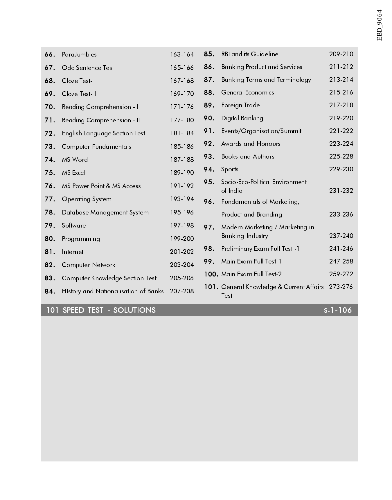 101 Speed Tests For IBPS & SBI Bank PO Exam 4th Edition - Page 5