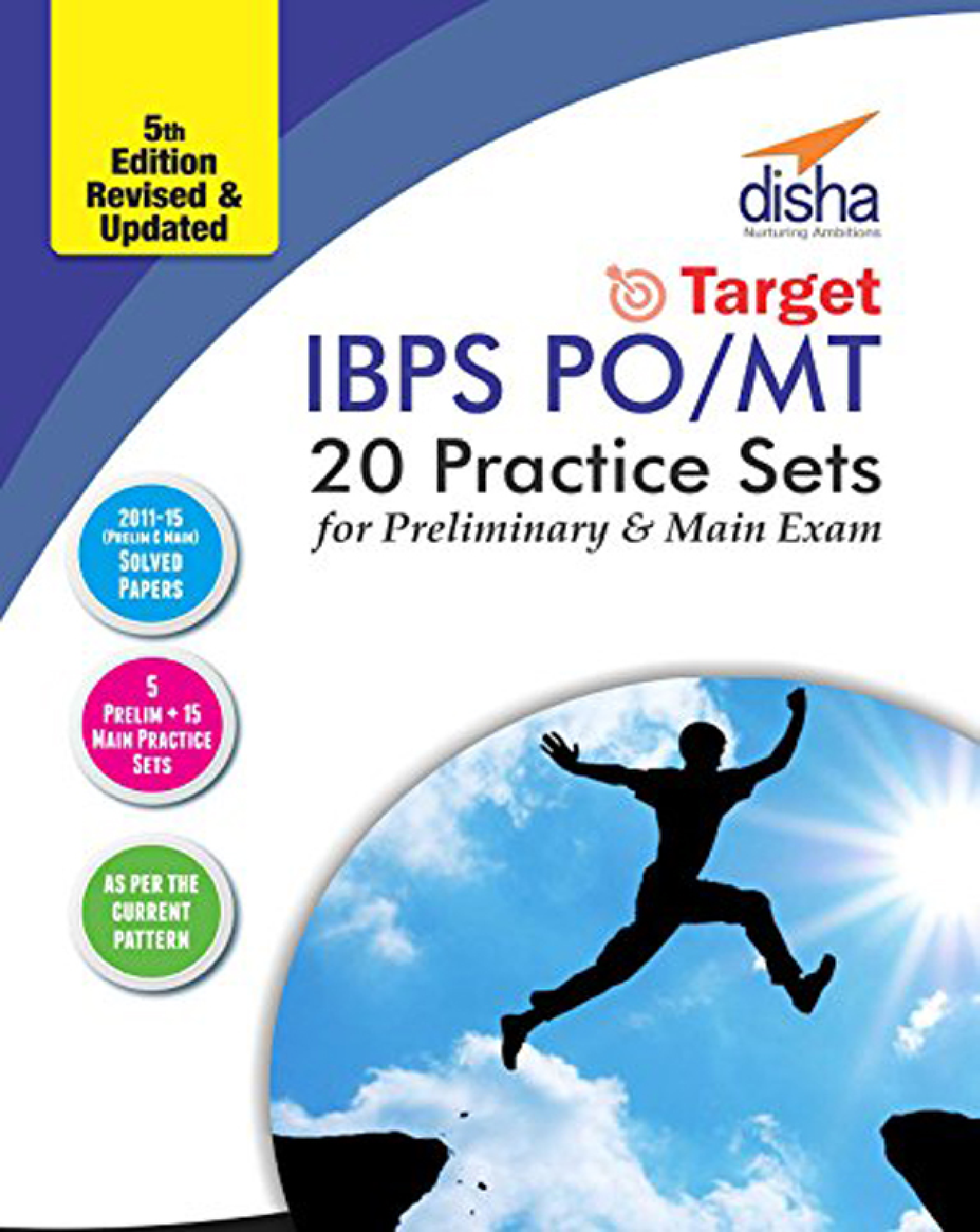 Target IBPS Bank Preliminary & Main PO/ MT Exam 20 Practice Sets Workbook - 16 in Book + 4 Online (6th edition) - Page 1