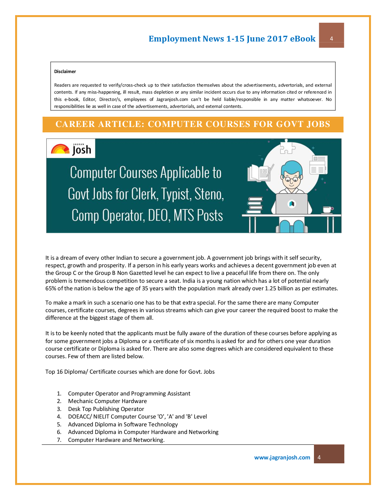 Employment News 1-15 June 2017 - Page 5