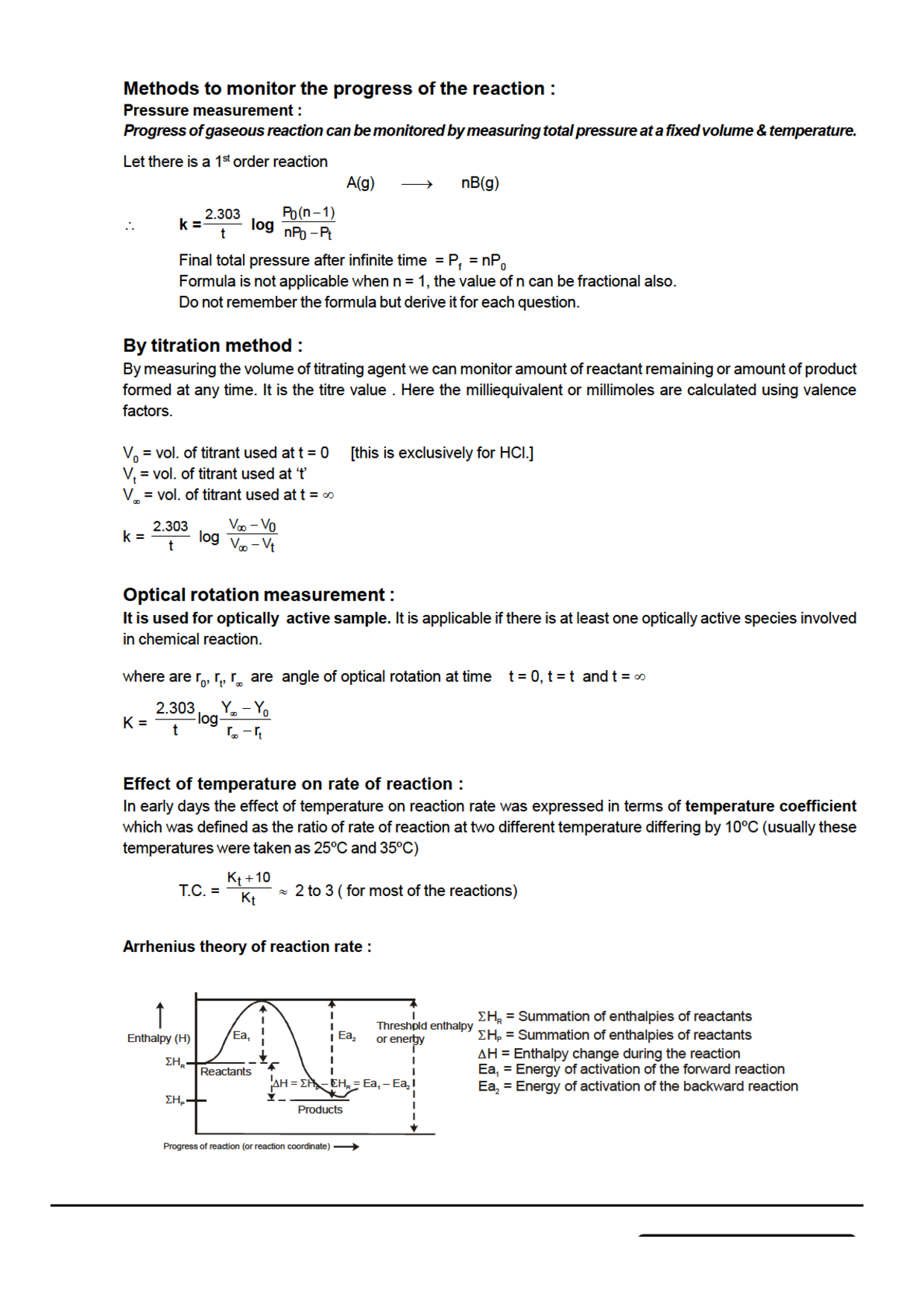 IIT-JEE Objective Type Questions With Answer For Chemical Kinetics (Chemistry) - Page 4