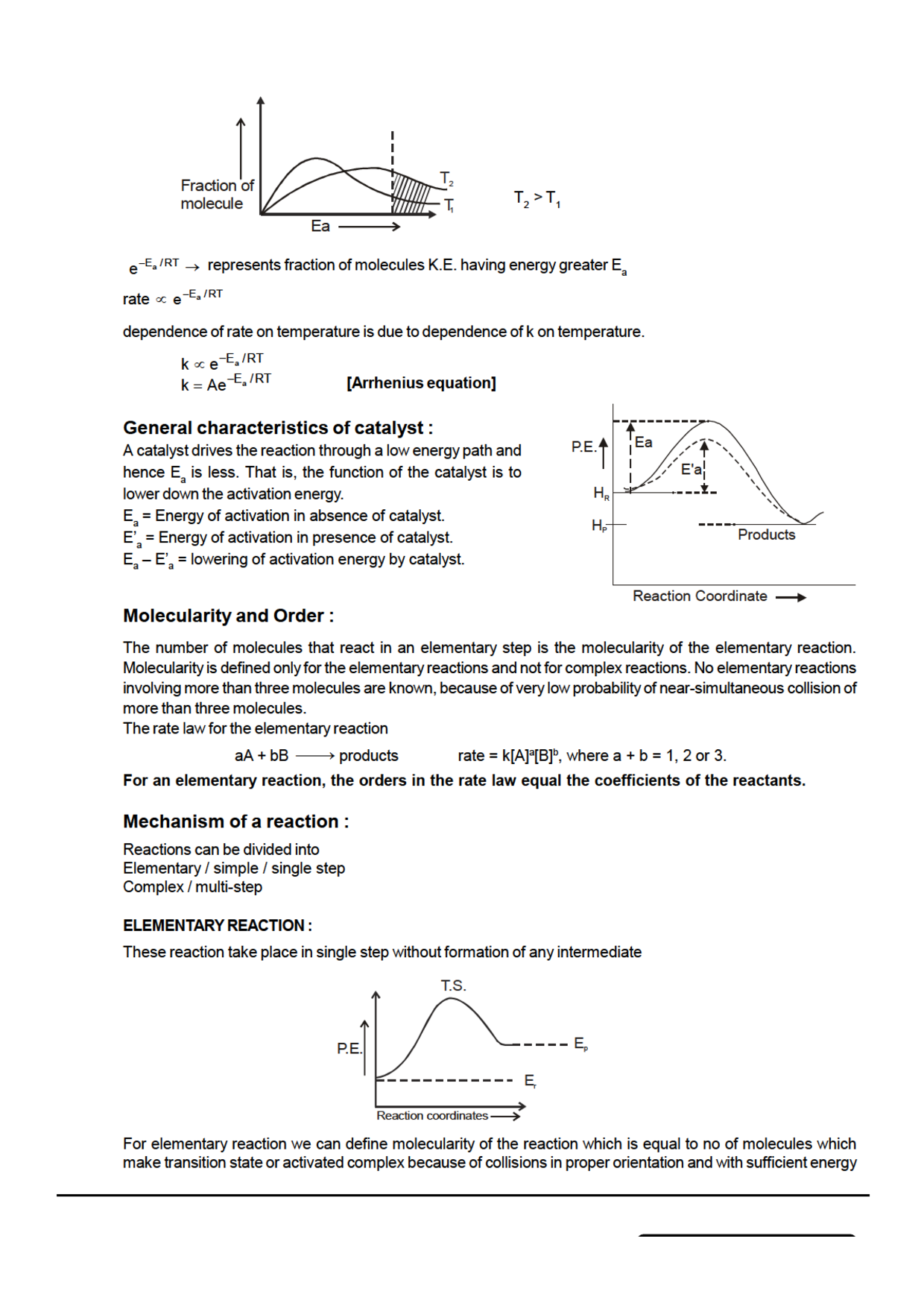 IIT-JEE Objective Type Questions With Answer For Chemical Kinetics (Chemistry) - Page 5