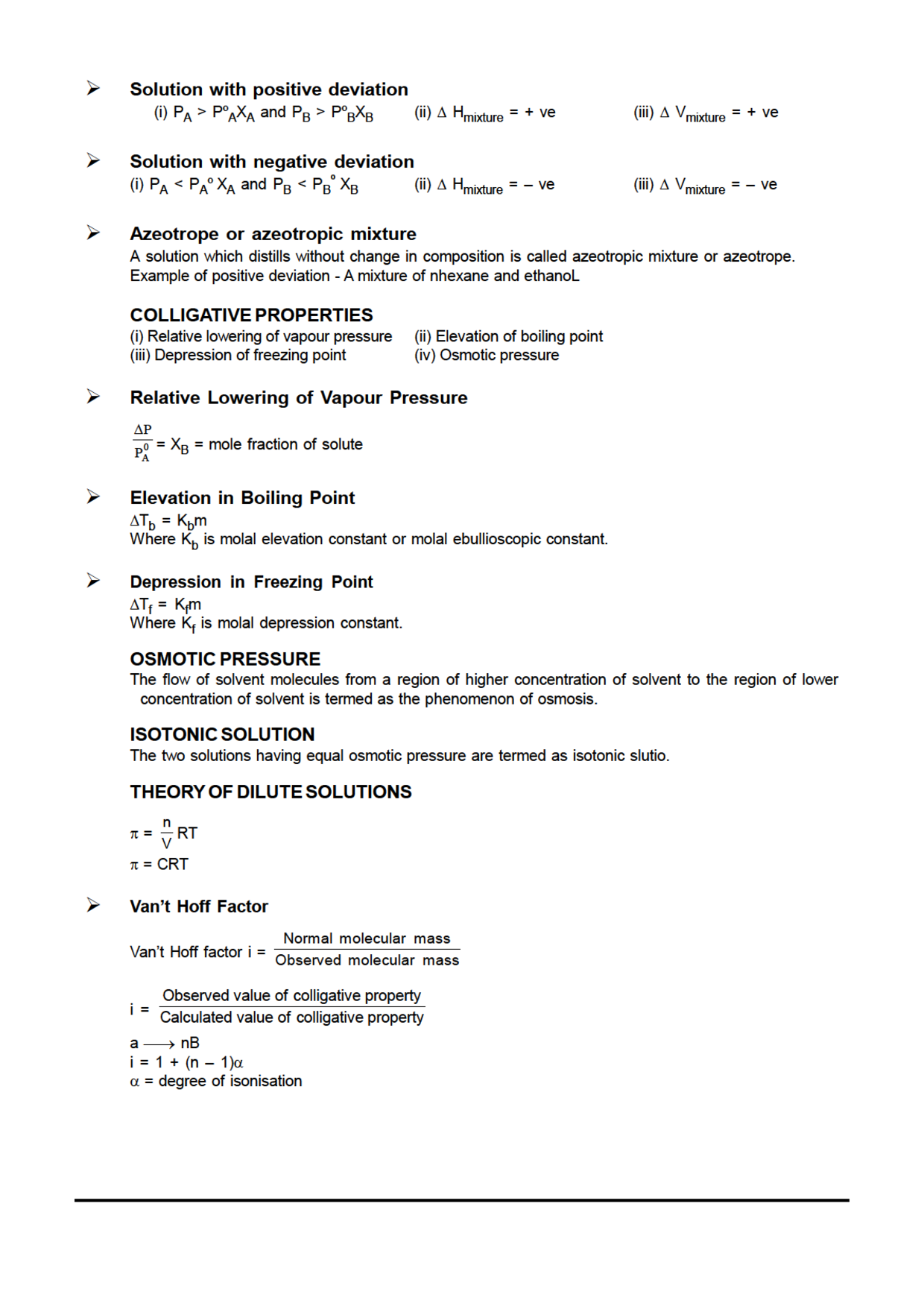 IIT-JEE Objective Type Questions With Answer For Solution And Colligative Properties (Chemistry) - Page 3