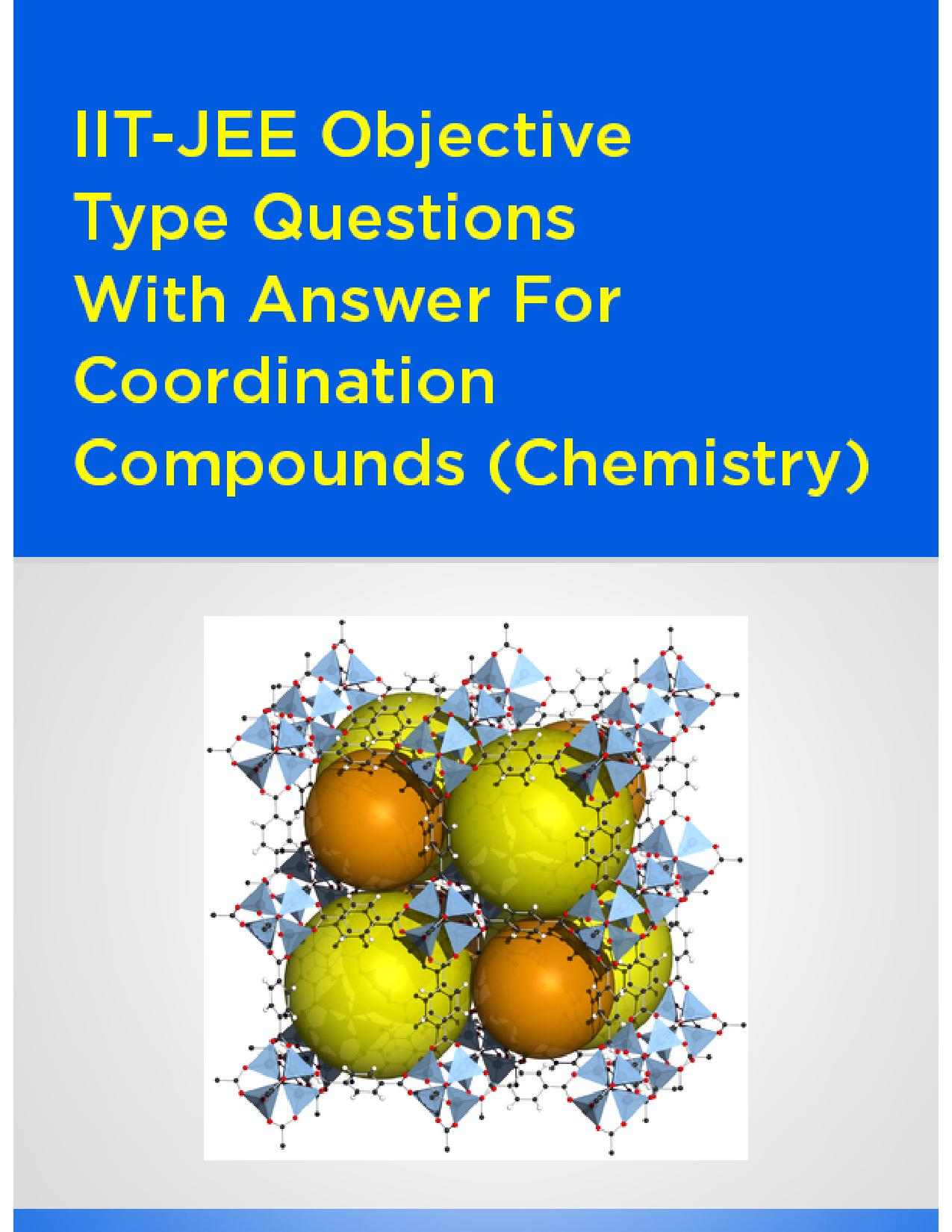IIT-JEE Objective Type Questions With Answer For Coordination Compounds (Chemistry) - Page 1