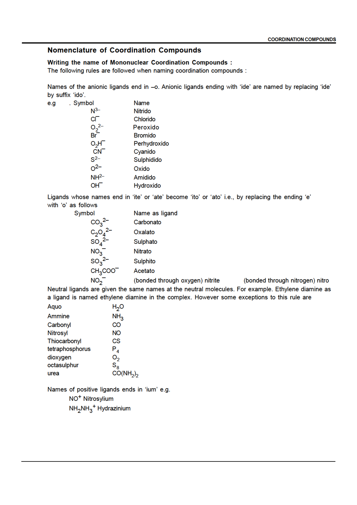 IIT-JEE Objective Type Questions With Answer For Coordination Compounds (Chemistry) - Page 5