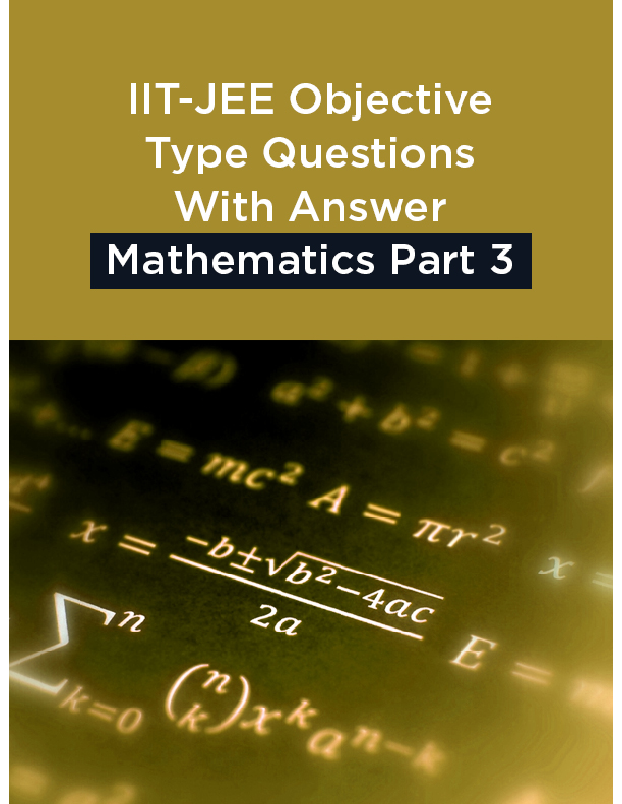 IIT-JEE Objective Type Questions With Answer Mathematics Part 3 - Page 1