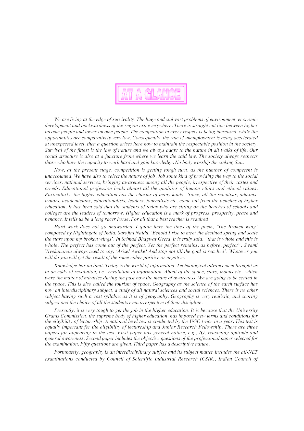 UGC-NET/JRF/SET Obj. Geography (Paper II) - Page 4