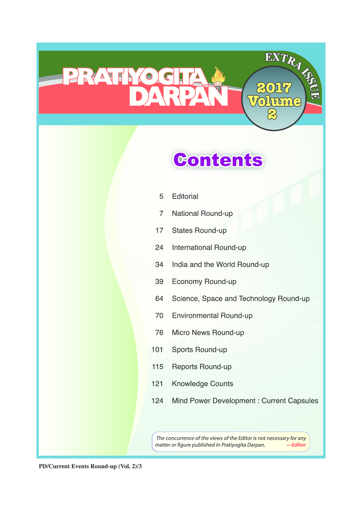 Series-7 Current Events Round-up (Vol.-2) 2017 - Page 3