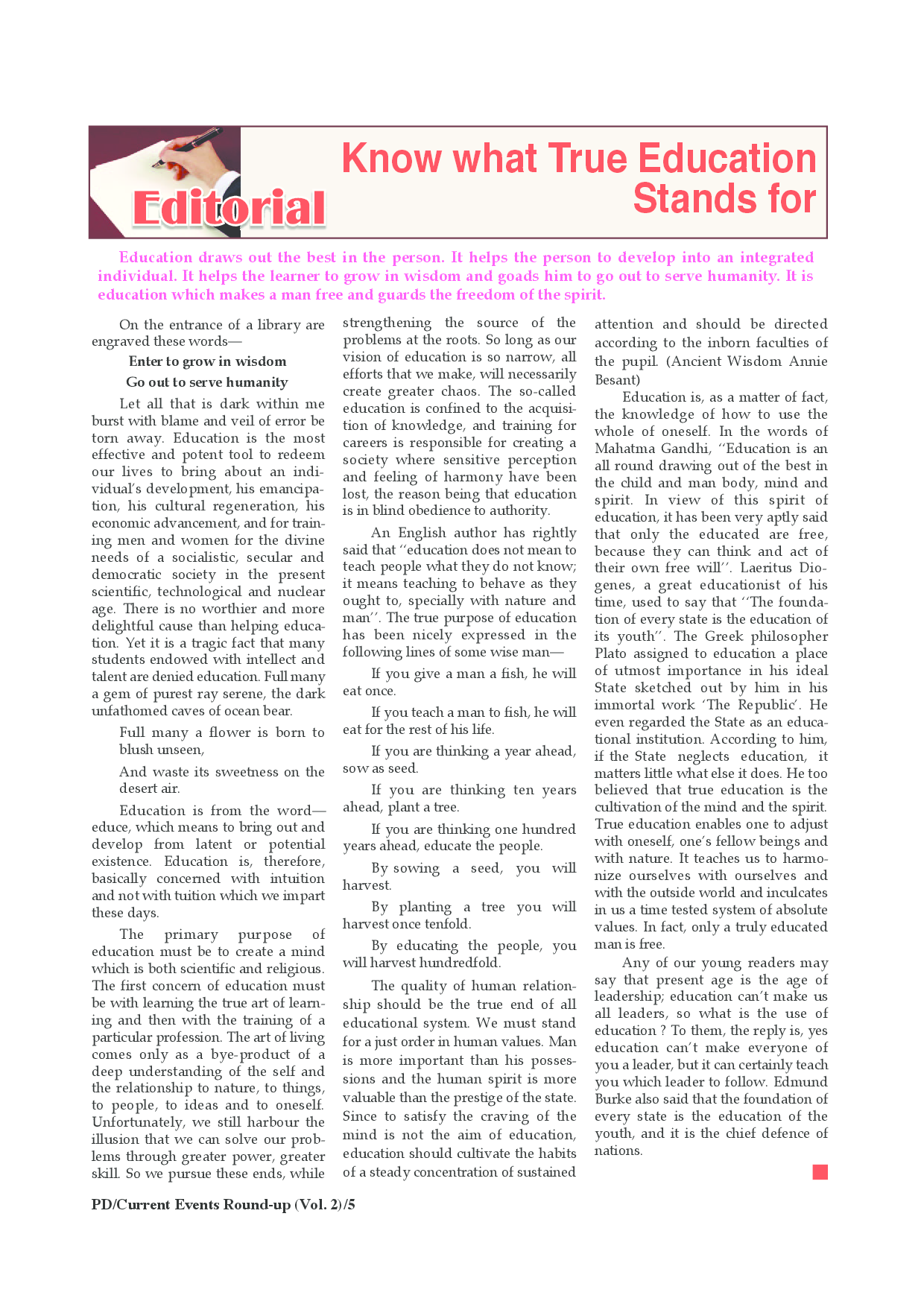 Series-7 Current Events Round-up (Vol.-2) 2017 - Page 5