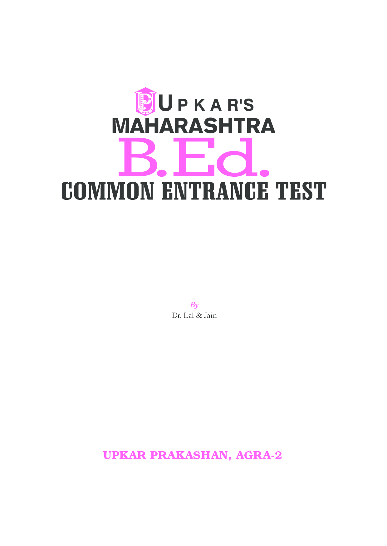 Maharashtra CET B.Ed. Exam. - Page 2