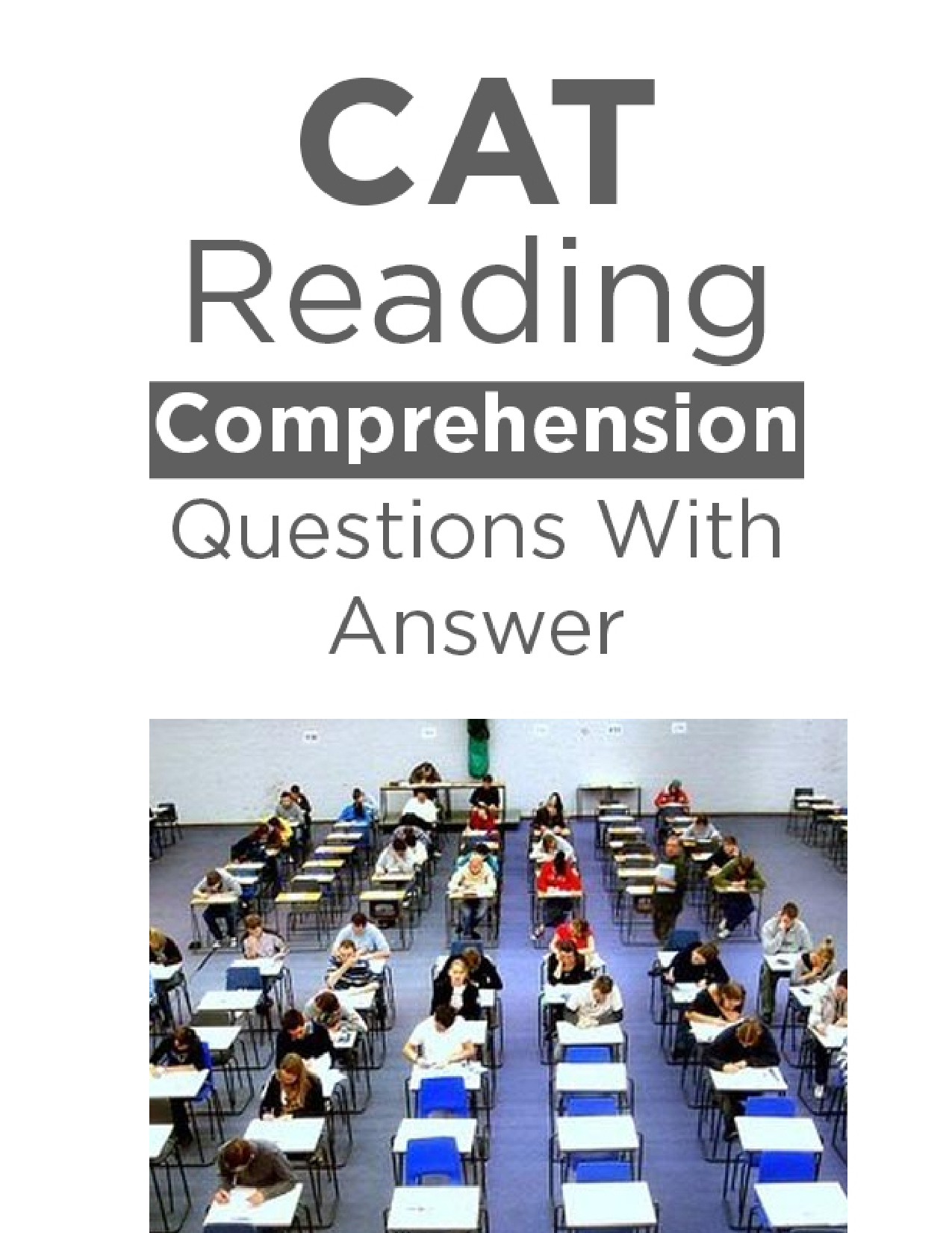 CAT Reading Comprehension Questions With Answer - Page 1