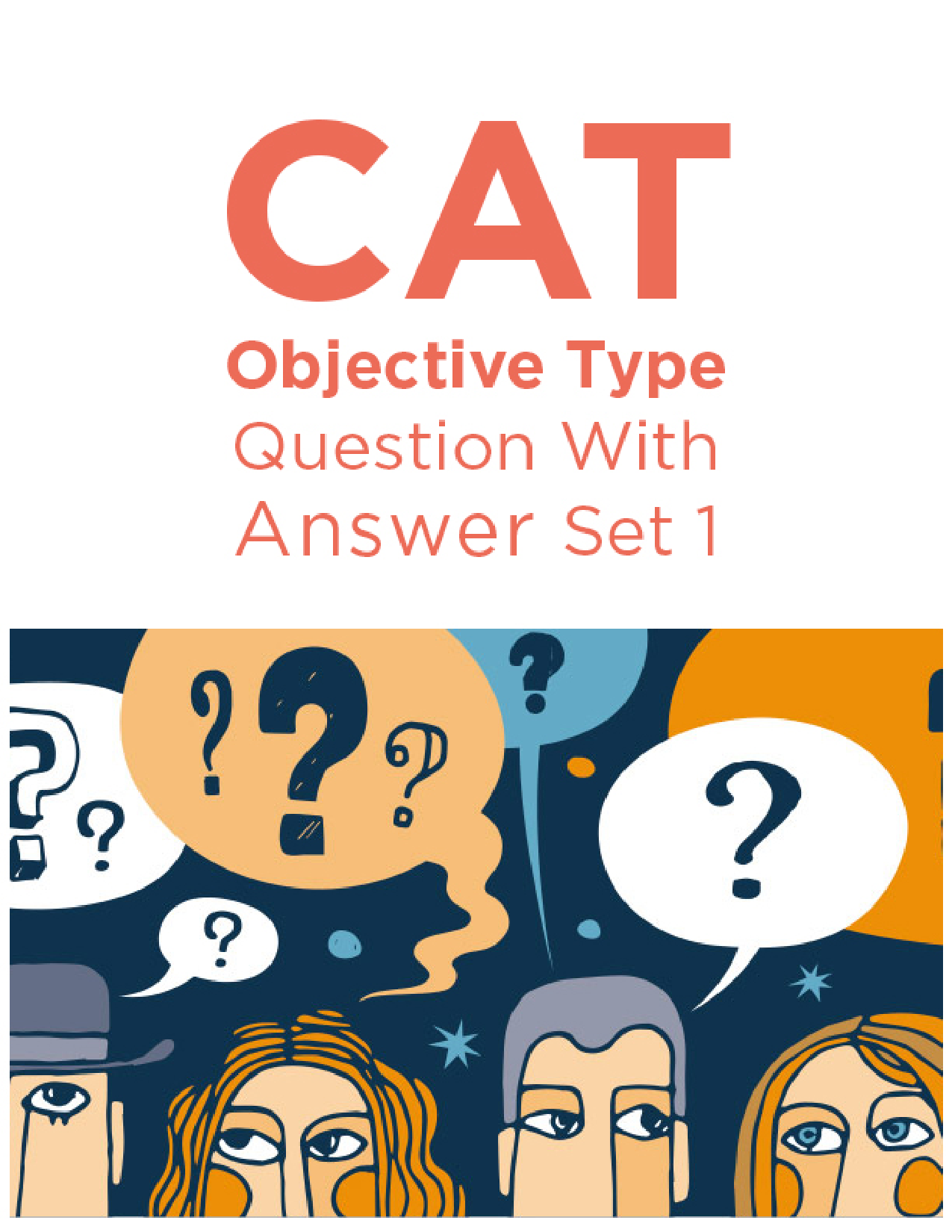 CAT Objective Type Question With Answer Set 1 - Page 1