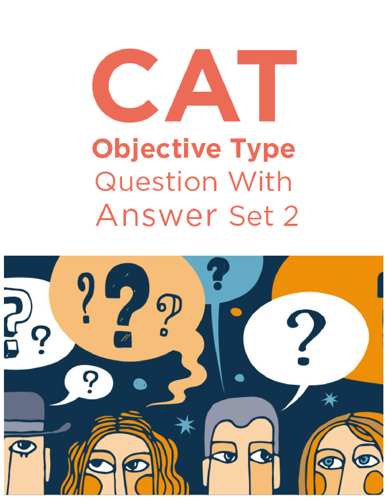 CAT Objective Type Question With Answer Set 2 - Page 1