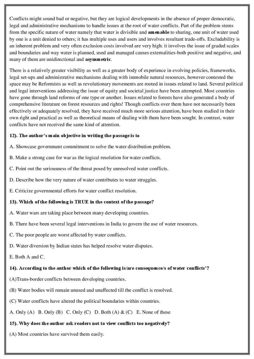 Based On IBPS New Pattern 2017 English Question & Answer - Page 4