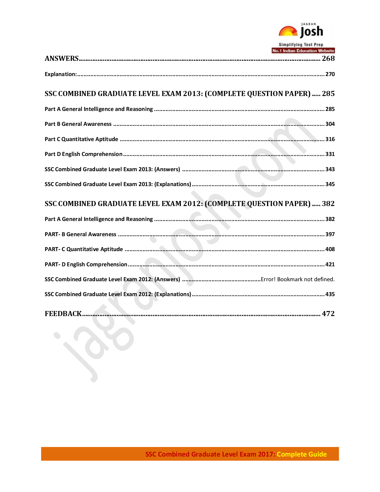 SSC CGL Exam 2017 A Complete Guide - Page 5