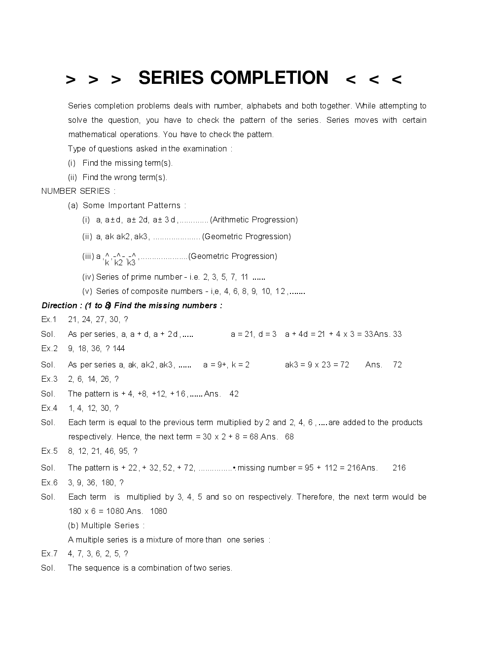 Study Material For Class IX Mental Ability - Page 3