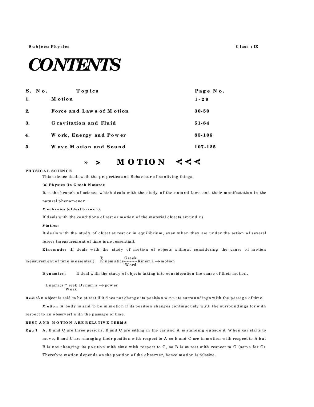Study Material For Class IX Physics - Page 2