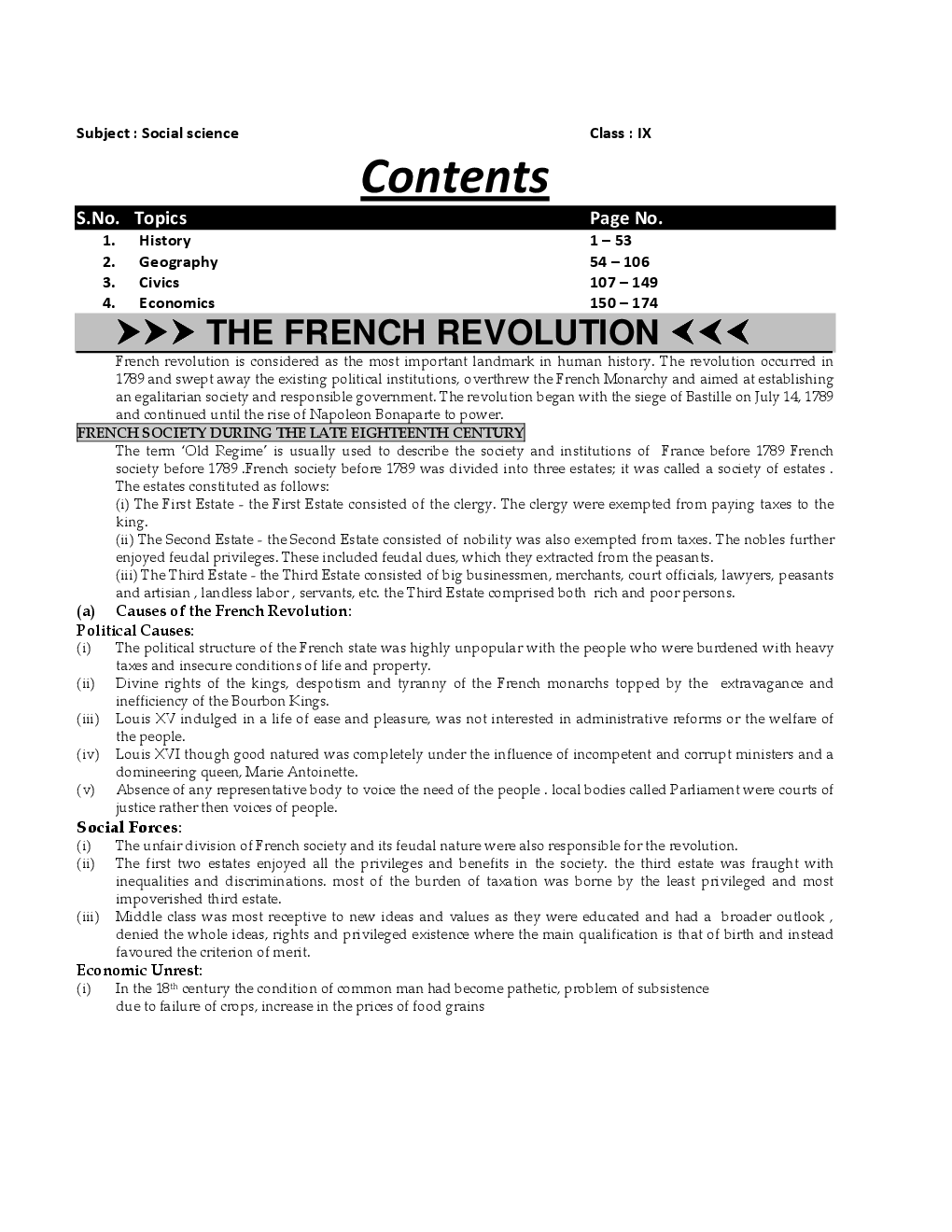 Study Material For Class IX Social Science - Page 2